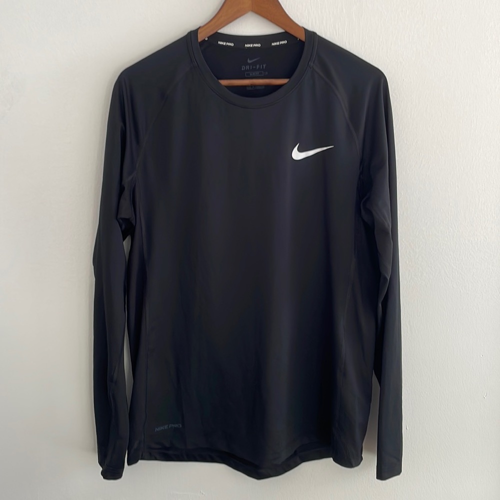 Nike Pro M Slim Fit Long Sleeve Shirt L (QU742)